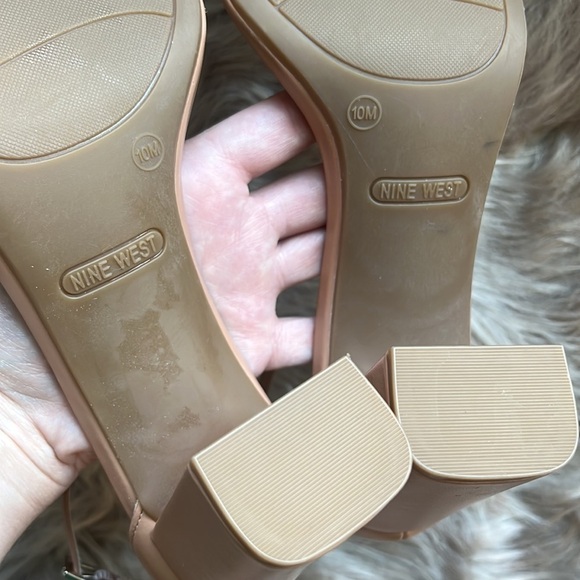 Nine West Braided Twist Block Heels - Picture 10 of 11